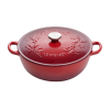 LE CREUSET - Holly Collection - Braadpan Marmite 26cm Holly Kersenr