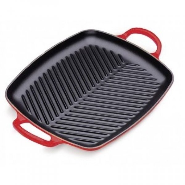 LE CREUSET - Grills - Grill 2 grepen 30cm Rood
