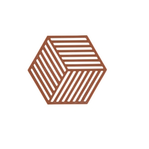 Zone - Hexagon - Onderzetter Terracotta